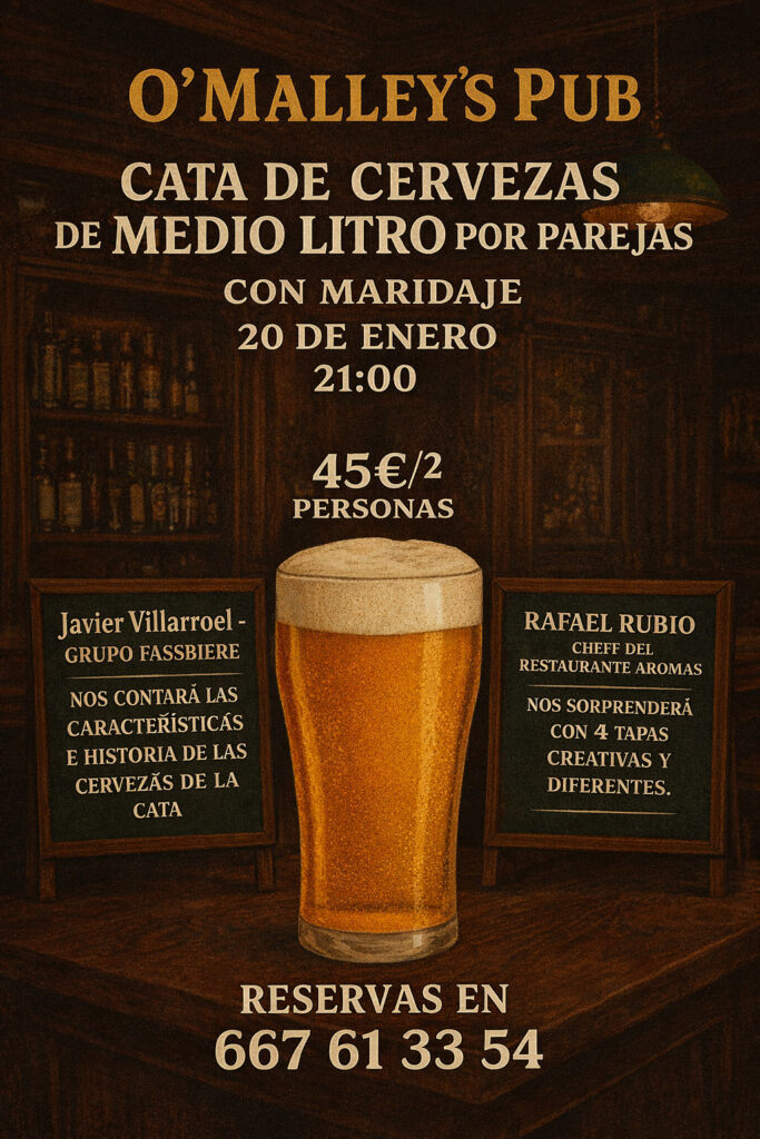 Cata de Cervezas 20 de Enero de 2026